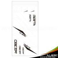 ALZRC - Devil 380 FAST Carbon Fiber Vertical Stabilizer Color Sticker