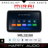 Mirai MR-1016A Headrest Monitor 10.1 Inch Clip On Android dengan Fitur USB Reader dan HDMI Input