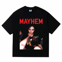 Tshirt MAYHEM - GIRL BLACK Kaos Mayhem Bahan tebal Cotton combad 24s k tebal nyaman untuk pria/wanit