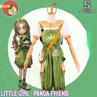 CoCos-S Game Identity V Panda Friend Little Girl Cosplay Costume Identity V New Skin Memory Panda Friend Costume and Cosplay Wig