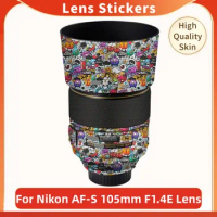 Decal Skin For Nikon AF-S 105mm F1.4E ED Camera Lens Sticker Vinyl Wrap Film Coat For NIKKOR 105 1.4E 1.4 F1.4 F/1.4 E F/1.4E