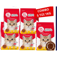 [ COMBO 5 GÓI] Thức ăn cho mèo Zoi Cat 1kg- hạt zoi cat cho mèo- zoi cat 1kg À petshop