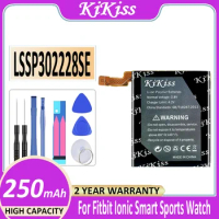 KiKiss Battery LSSP302228SE For Fitbit Ionic Blaze FB502 LSSP321830 Smart Sports Watch Bateria