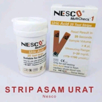 Strip Asam Urat Nesco / Refill isi Ulang Stik Asam Urat Nesco Isi 25pcs