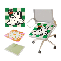 【kingkong】日式可愛冰絲涼感坐墊 辦公室冰涼椅墊 寵物睡墊(45x45CM)