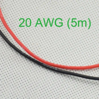 20 AWG (5m) Gauge Silicone Wire Wiring Flexible Stranded Copper Cables for RC