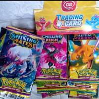 1 Sachet Mainan Kartu POKEMON Trading Card Game DG Gnting batu Kertas