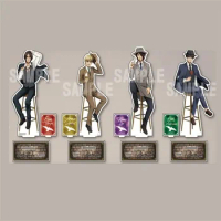 Attack on Titan Anime Levi Mikasa Eren Yeager Armin Reiner Braun Battle Acrylic Stand Erwin Action Figure PVC Stand Model Toy