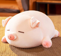 【滿500出貨】超值特惠~豬豬 玩偶 抱枕 可愛豬豬 抱枕 床上 睡覺 超軟 布娃娃 玩偶小豬 公仔 毛絨 玩具 生日 禮物 女