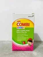 OBH COMBI ANAK BATUK PLUS FLU 60 ML ALL VARIAN, RASA JERUK, APEL, MADU, STRAWBERRY. BATUK BERDAHAK, 