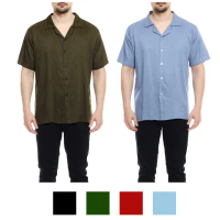 SURVBLEZ - Gavino Cuban Bowling shirt | Kemeja Bowling Kerah Terbuka Lengan Pendek