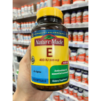 美國Nature Made 維他命E 180毫克 (400 IU), 300粒軟膠囊  