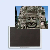 Tourist Souvenirs,Fridge Magnetic,Exquisite Gift 24533, Ancient Ruin, Angkor Thom, Angkor, Cambodia