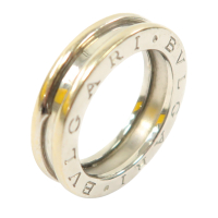 【二手名牌BRAND OFF】BVLGARI 寶格麗 18K白金 B-zero1戒指 #50