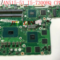 Placa For Acer NITRO An515 AN515-51 Laptop Motherboard Nb.q2q11.00b With CPU I5-7300HQ Gtx1050 NBQ2Q1100B Good Working Condition