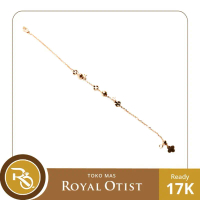 Gelang Emas Rose Gold Fanklep Mini 17 K