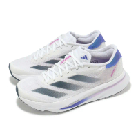 【adidas 愛迪達】慢跑鞋 Adizero SL2 W 女鞋 白 藍 緩震 雙層中底 運動鞋 愛迪達(IF6762)