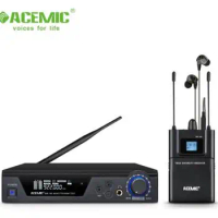 ACEMIC EM-100 In-ear Monitor Professional Monitor System for Stage Performance UHF True diversity