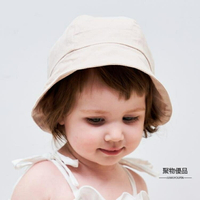 漁夫帽兒童盆帽雙面嬰兒帽子遮陽帽寶寶外出防曬【聚物優品】