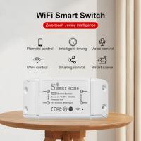 New DIY Smart Wireless Remote Switch Socket Smart Home Automation Remote Control Switch Relay Smart Life/Tuya with Alexa Google