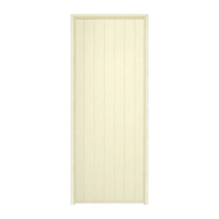 ประตู PVC บานทึบพร้อมวงกบ รุ่น P1 ขนาด 70 x 180 ซม. สีครีม (ไม่เจาะลูกบิด)