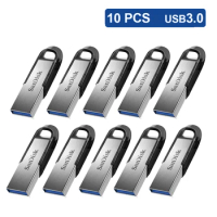10PCS/LOT Original SanDisk CZ73 USB 3.0 Mini Pen Drive 16GB 32GB 64GB 128GB USB Flash Drive Memory Stick U Disk USB Key Pendrive