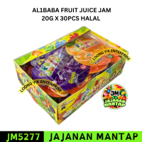 AL1BABA FRUIT JUICE JAM 20G X 30PCS HALAL