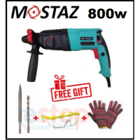 Hot Sale Mostaz Rotary Hammer Drill / MS226 2-26 800W 3 Modes / 3-in-1 Impact Drill / makita dca don