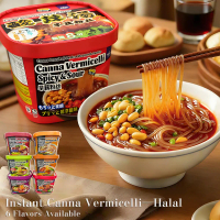 Instant noodles Halal cup noodles 6in1 3in1 6 Flavors Available Non-Fried & Zero Fat Noodles Canna V