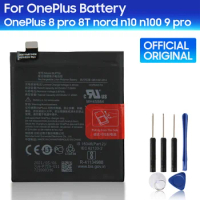 Original Replacement Battery BLP759 For OnePlus 9 9Pro 8Pro 8 8T One Plus Nord N10 N100 1+ 8 9 Pro BLP815 Genuine Phone Battery