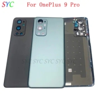 Original Rear Door Battery Cover Housing Case For OnePlus 9 Pro Back Cover with Camera Lens Logo Repair Parts