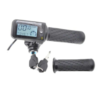 Electric Scooter Throttle Control Set with LCD Display Six Pin &amp; Eight Pin (Suitable for e bikes motorcycles scooters)