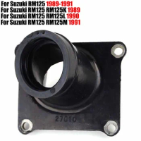 Carburetor Interface Adapter Intake Manifold For Suzuki RM125 RM125K RM125L RM125M RM 125 125K 125M 1989-1991 13110-27C10