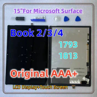 15" Original For Microsoft Surface Book 2 1793 Book 3 1813 LCD Display Touch Screen Digitizer Assembly For Surface Book 2 3 LCD
