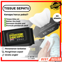 Tisu Basah Pembersih Sepatu Premium 80 Lembar Quick Wipes Shoe Cleaner Tissue Magic Pembersih Sneake