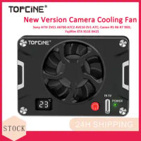 Topcine Camera Cooling Fan for Sony A7IV ZVE1 A6700 A7C2 AVE10 ZV1 A7C; Canon R5 R6 R7 90D; Fujifilm XT4 XS10 XH2S and More