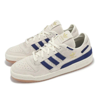 【adidas 愛迪達】休閒鞋 Forum Low CL 男鞋 女鞋 米白 藍 膠底 復古 情侶鞋 愛迪達(IF9681)