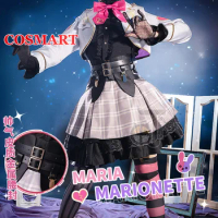 COSMART Vtuber NIJISANJI EN Maria Marionette Dress Uniform Cosplay Costume Halloween Party Suit Outfit New 2023
