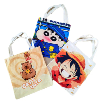 Cartoon Anime Canvas Shoulder Bag/Capybara Canvas bag/Anime Canvas bag