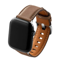 【beepio】悠遊錶帶 2.0 漫遊者｜皮革系列 - 奶茶棕(悠遊卡錶帶 悠遊卡 apple watch錶帶 42/44/45/46/49mm)
