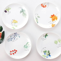 陶瓷餐具意面牛排盤西餐盤子創意早餐水果盤菜盤家用碟子淺盤平盤