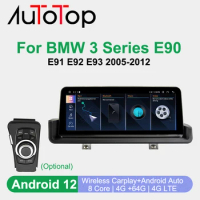 AUTOTOP 10.25 BMW E90 Android 12 Car Radio For BMW 3 Series E90 E91 E92 2005-2012 Car Intelligent System GPS Navi Carplay Google