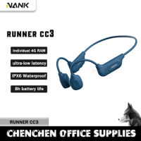 Nank Runner Cc3 Earphone Bluetooth Wireless Bone Conduction Headsets Swimming Ipx6 Waterproof Over Ear MP3 Sport Earphones Gift
