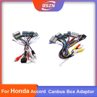 Canbus box Adaptor For Honda Accord 8th (2008-2013)9th(2014-2017) 10th 2018 With Wiring Harness Cable Android Car Radio