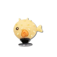 ตัวติดรองเท้า JIBBITZ  3D UV CHANGING PUFFER FISH