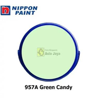 Nippon Paint Vinilex Cat Tembok Interior dan Eksterior 5 Kg (Ready semua warna) 957A GREEN CANDY