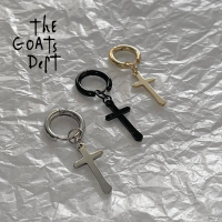 The Goats Dept - ( Real Titanium ) Cross Earrings Original / tgd772 anting anti karat pria wanita an