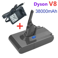 38000mAh 21.6V Battery for Dyson V8 Absolute /Fluffy/Animal Li-ion Vacuum Cleaner rechargeable Battery