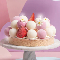 【卡瓦蛋糕】義式冰淇淋草莓可爾必思1盒(745g/盒)