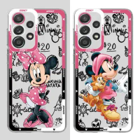 Disney Mouse Disney Minnie Cute phone Case for Samsung Galaxy A52 A42 A33 A12 A73 A32 A52s A22 A21s A13 A23 A53 A72 5G Cover